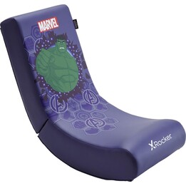 X Rocker Marvel™ Hulk Floor Rocker Gaming Floor Chair for Kids & Teens - Purple