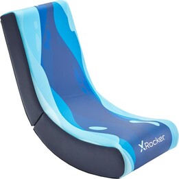 X Rocker Lava Floor Rocker Gaming Floor Chair for Kids & Teens - Blue