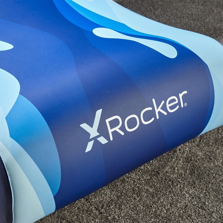 X Rocker Lava Floor Rocker Gaming-Bodensessel für Kinder & Jugendliche - blau