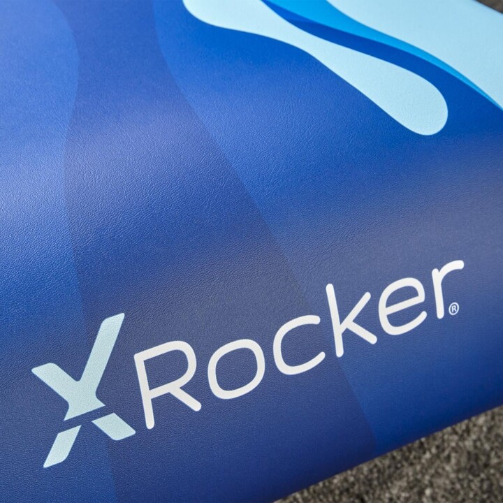 Silla de juego X Rocker Lava Floor Rocker para niños y adolescentes, Azul