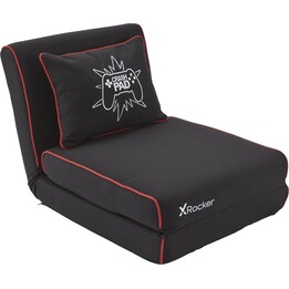 X Rocker Crash Pad Junior folding gaming chair & sleeping mattress - black/red