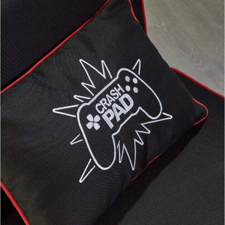 Cadeira dobrável para jogos e colchão de dormir X Rocker Crash Pad Junior - Preto/Vermelho