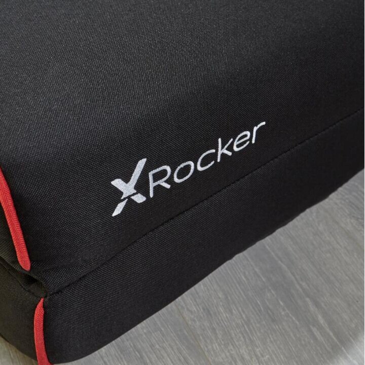 Cadeira dobrável para jogos e colchão de dormir X Rocker Crash Pad Junior - Preto/Vermelho