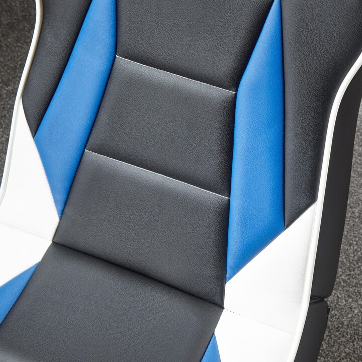 X Rocker Sony Playstation® Geist 2.0 Floor Rocker Gaming Floor Chair con sistema audio 2.0 per bambini e adolescenti - Nero/Blu