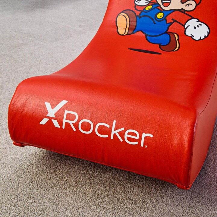 Cadeira de chão para jogos X Rocker Nintendo Super Mario™ Floor Rocker com design Super Mario para crianças e adolescentes - Ver