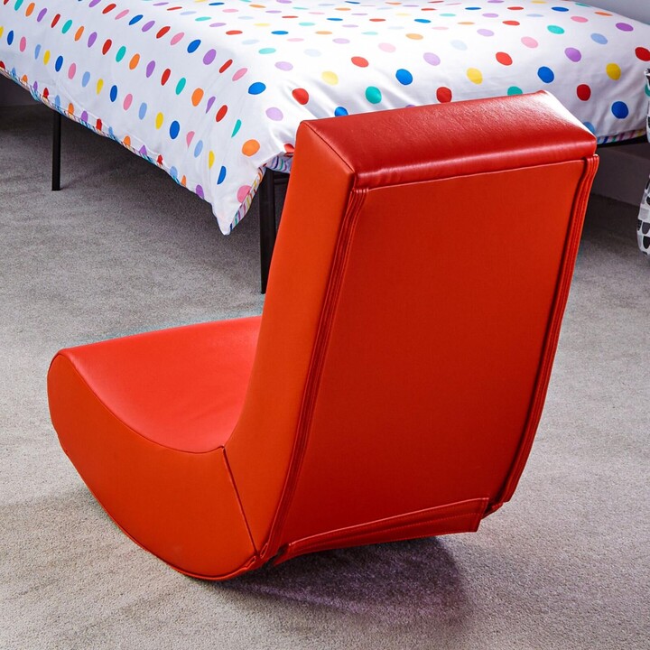 X Rocker Nintendo Super Mario™ Floor Rocker Gaming floor chair in Super Mario design for children & teenagers - red