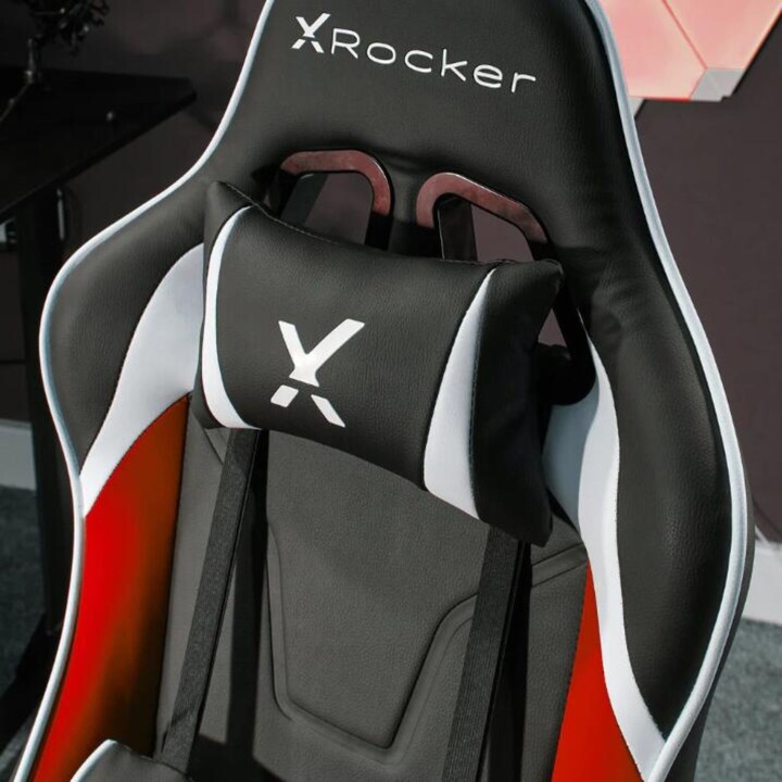 X Rocker Agility Compact eSports - Gaming office swivel chair for children & teenagers - red/black