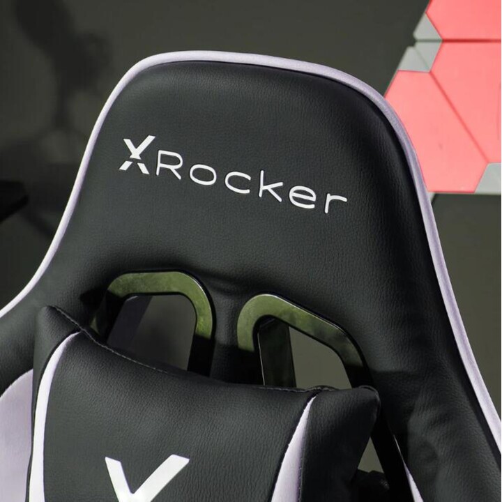 X Rocker Agility Compact eSports Silla giratoria de oficina gaming para niños y adolescentes, roja/negra