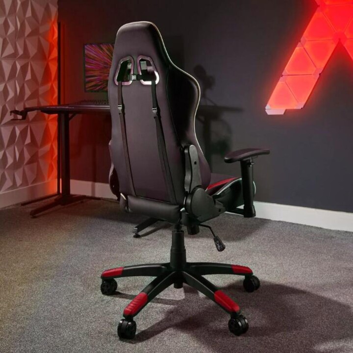 X Rocker Agility Compact eSports - Gaming office swivel chair for children & teenagers - red/black
