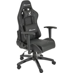 X Rocker Agility Compact eSports - Gaming-Bürodrehstuhl für Kinder & Teenager - schwarz