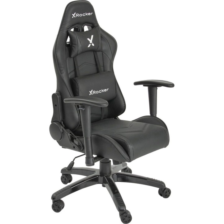 X Rocker Agility Compact eSports - Cadeira giratória para escritório gamer para crianças e adolescentes - preta