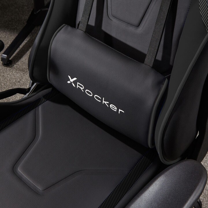 X Rocker Agility Compact eSports Silla giratoria de oficina gaming para niños y adolescentes, negra