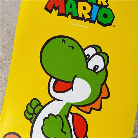 X Rocker Nintendo Super Mario™ Floor Rocker Gaming Floor Chair in Yoshi Design for Kids & Teenagers - Yellow