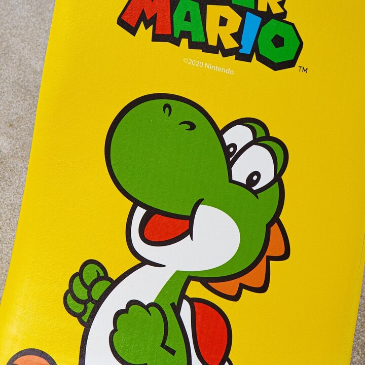 Silla mecedora de suelo para videojuegos X Rocker Nintendo Super Mario, diseño de Yoshi para niños y adolescentes, Amarilla