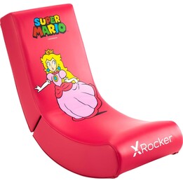 Silla mecedora de suelo para videojuegos X Rocker Nintendo Super Mario para niños y adolescentes, Rosa