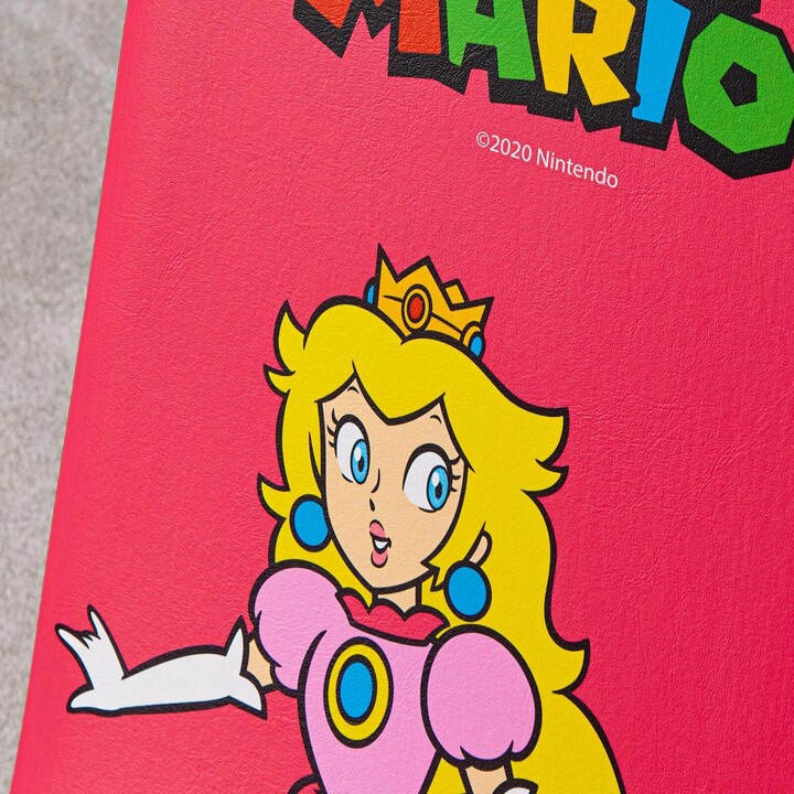 X Rocker Nintendo Super Mario™ Floor Rocker Gaming Floor Chair in Peach Design for Children & Teenagers - pink