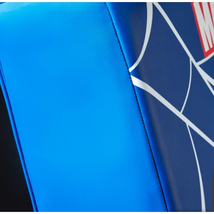 Silla de juego de suelo X Rocker Marvel Spider-Man para niños y adolescentes, Azul