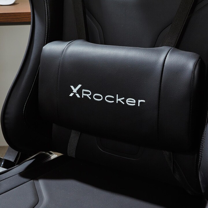 Cadeira giratória para escritório X Rocker Agility eSports Gaming - Preto