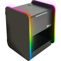 X Rocker Electra Bedside Table - Gaming Bedside Table with RGB Lighting, App Control & Wireless Charging