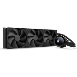 Système de refroidissement liquide tout-en-un pour processeur NZXT Kraken Plus 360, 12 cm, noir