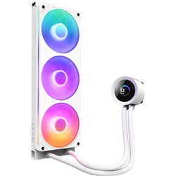 Système de refroidissement liquide tout-en-un pour processeur Nzxt Kraken Plus 360 RGB, blanc, 1 pièce