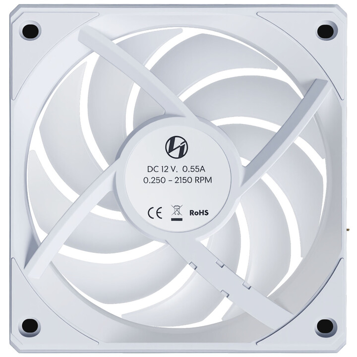 Lian Li Uni Fan CL120 Wireless ARGB Reverse White