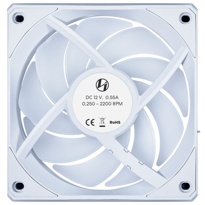 Ventilateur Lian Li Uni CL120 sans fil ARGB blanc