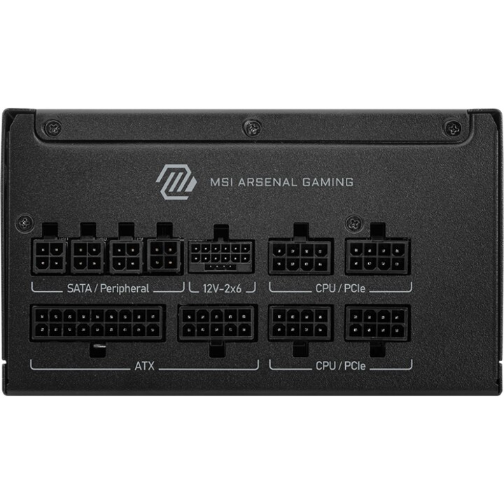 Msi Mag A850gls Pcie5 Unidad De Fuente De Alimentación 850 W 24-pin Atx Atx Negro