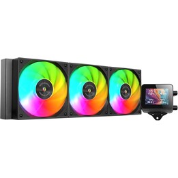Sistema de refrigeracion liquida mars gaming mlvisionpro360 negro 3x120mm argb tpd 600w lcd
