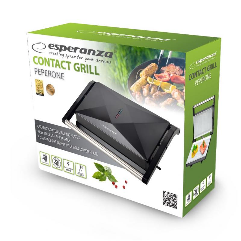 Esperanza EKG013 Parrilla Cerámica de Contacto 850W