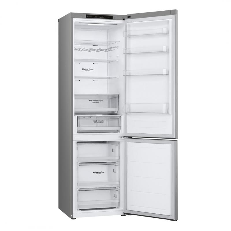 LG GBV3200CPY.APYQEUR nevera y congelador Independiente 387 L C Plata