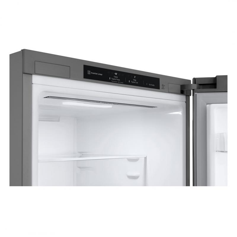 LG GBV3200CPY.APYQEUR nevera y congelador Independiente 387 L C Plata