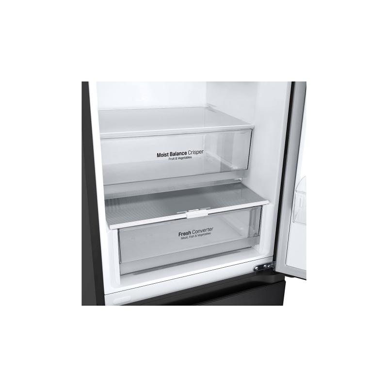 LG GBV3200DEP nevera y congelador Independiente 387 L D Negro