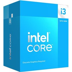 Processeur | Intel | Ordinateur de bureau | Core i3 | i3-14100 | Raptor Lake | 3 500 MHz | 4 cœurs | 12 Mo | Socket LGA 1700 | 6