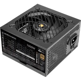Mars Gaming 1000W Modular ATX 80+ Bronze 140mm Silent Black Netzteil