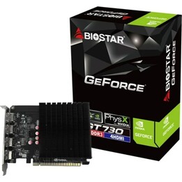 Tarjeta gráfica Biostar GT 730 4GB 4xHDMI