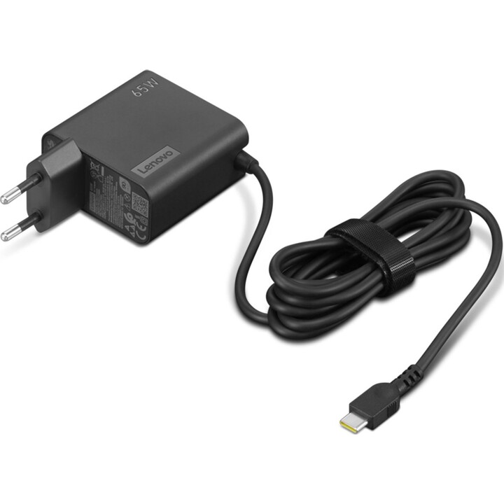 Lenovo GX21L58555 adaptador e inversor de corriente Interior 65 W Negro