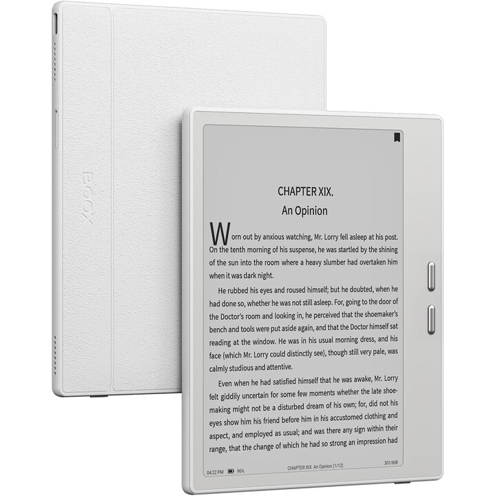 E-Book, BOOX Go 7, Play Store, Adatto per la scrittura, pulsanti per la svolta di pagina, 300 dpi, bianco