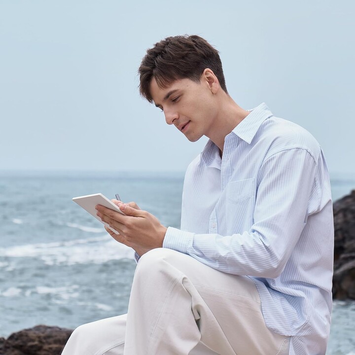 E-Book, BOOX Go 7, Play Store, Adatto per la scrittura, pulsanti per la svolta di pagina, 300 dpi, bianco