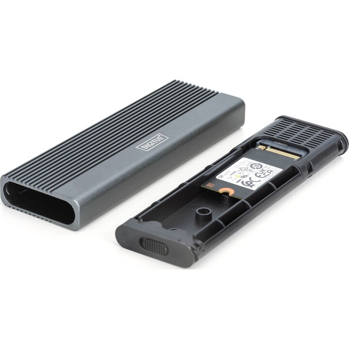 Digitus DA-71156 Boîtier de disques de stockage Enceinte ssd Noir M.2