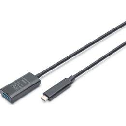 Digitus Cable de extensión USB 3.2 Gen2 10G activo, USB-C - USB-A, 5 m