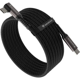 Genesis nvc-2218 usb kabel usb 3.2 gen 2 (3.1 gen 2) 3 m usb c schwarz, grau