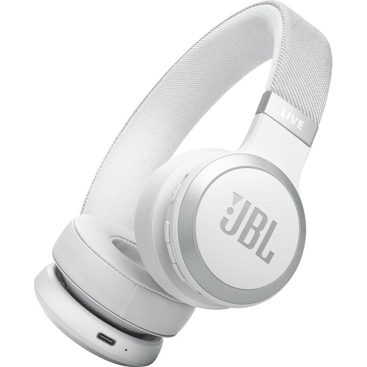 Casque Bluetooth supra-aural JBL Live 670Nc blanc