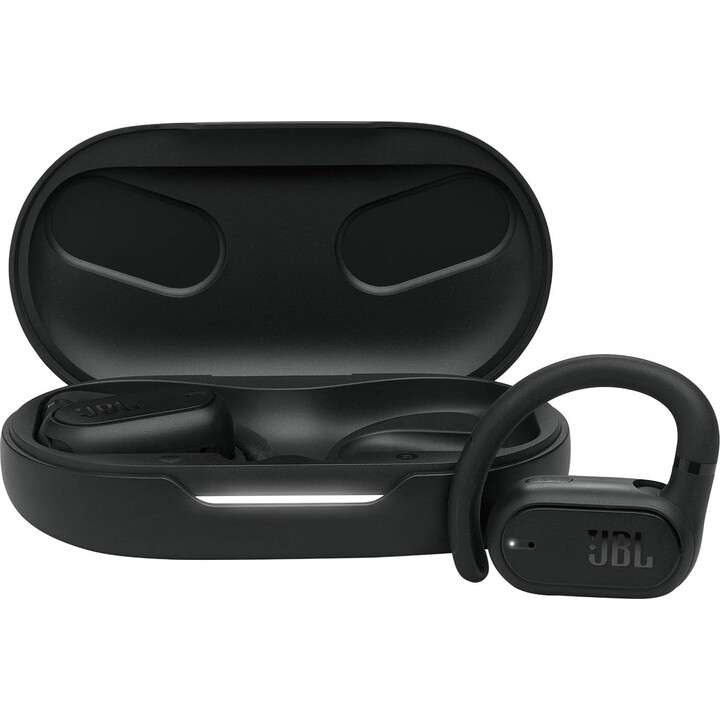 Auriculares Bluetooth JBL Soundgear Sense con estuche de carga/8 horas de duración de batería/Negro