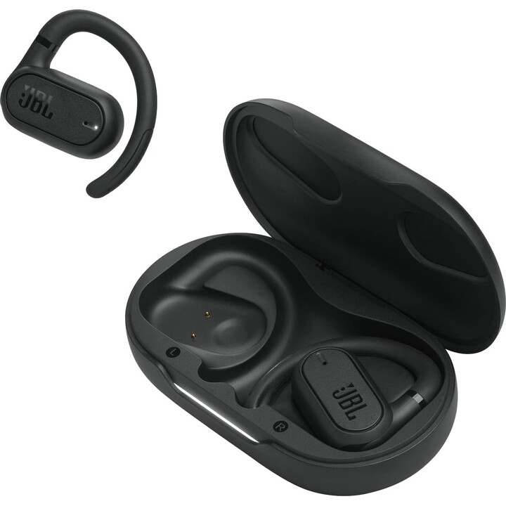 Auriculares Bluetooth JBL Soundgear Sense con estuche de carga/8 horas de duración de batería/Negro
