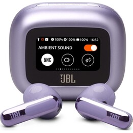 JBL Live Flex 3 Auriculares Bluetooth com Estojo de Carregamento/ 10H Autonomia/ Roxo