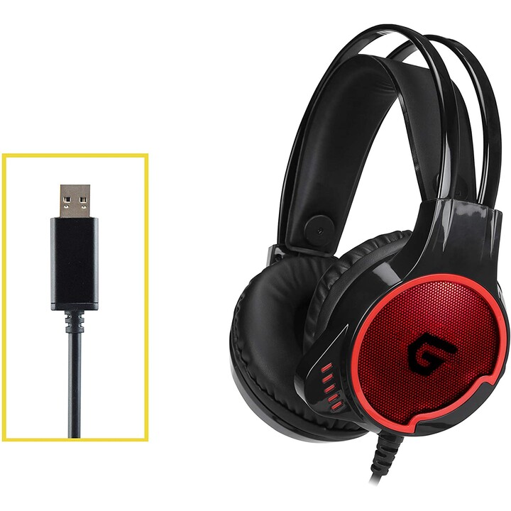 HEADPHONE + MIC CONCEPTRONIC ATHAN01 7.1 USB BLACK