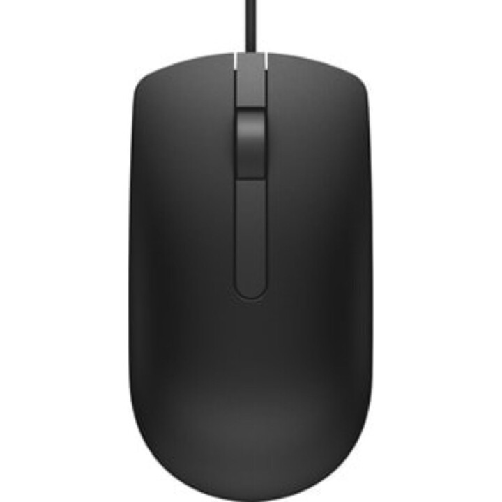 Dell MS116 ratón USB con cable negro