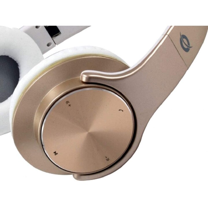 CASQUE + MICRO + HAUT-PARLEURS CONCEPTRONIC BLUETOOTH 3.0 MICRO SD GOLD