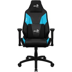 Aerocool Admiralbb Professional Gaming Chair , Padded Cushions, Air Technology, Black/Blue